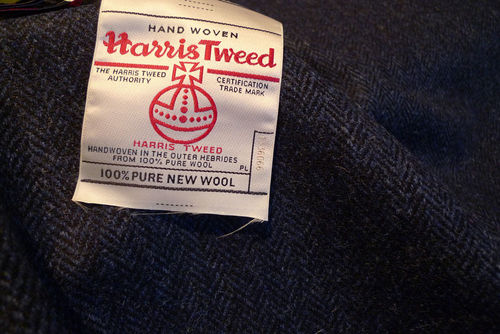 harris tweed etikett