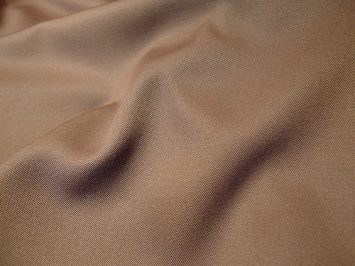 mjuk brun ull polyester blanding byxtyg metervara