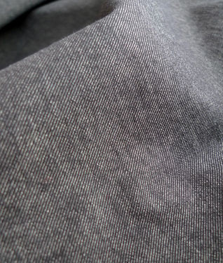 jeanstyg bomullstyg grå svart