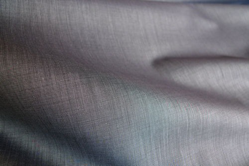 grå blå skjortbomull bomullstyg eko metervara