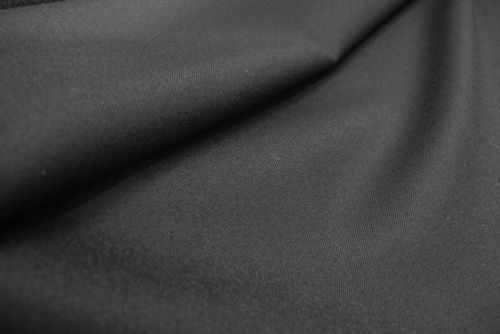 svart diagonalvävd ull tyg i metervara online